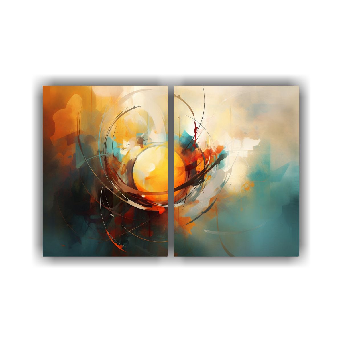 GENERICO - Arte Abstracto Luminoso En Fondo Para Decoración 160x120 Cm