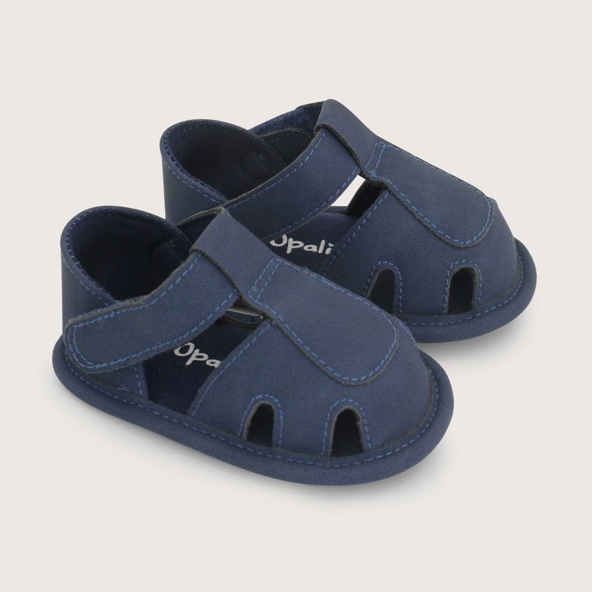 OPALINE - Sandalia bebé azul de niño