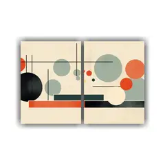 GENERICO - Arte Pared Abstracto Estilo Haus And Hues 160x120 Cm