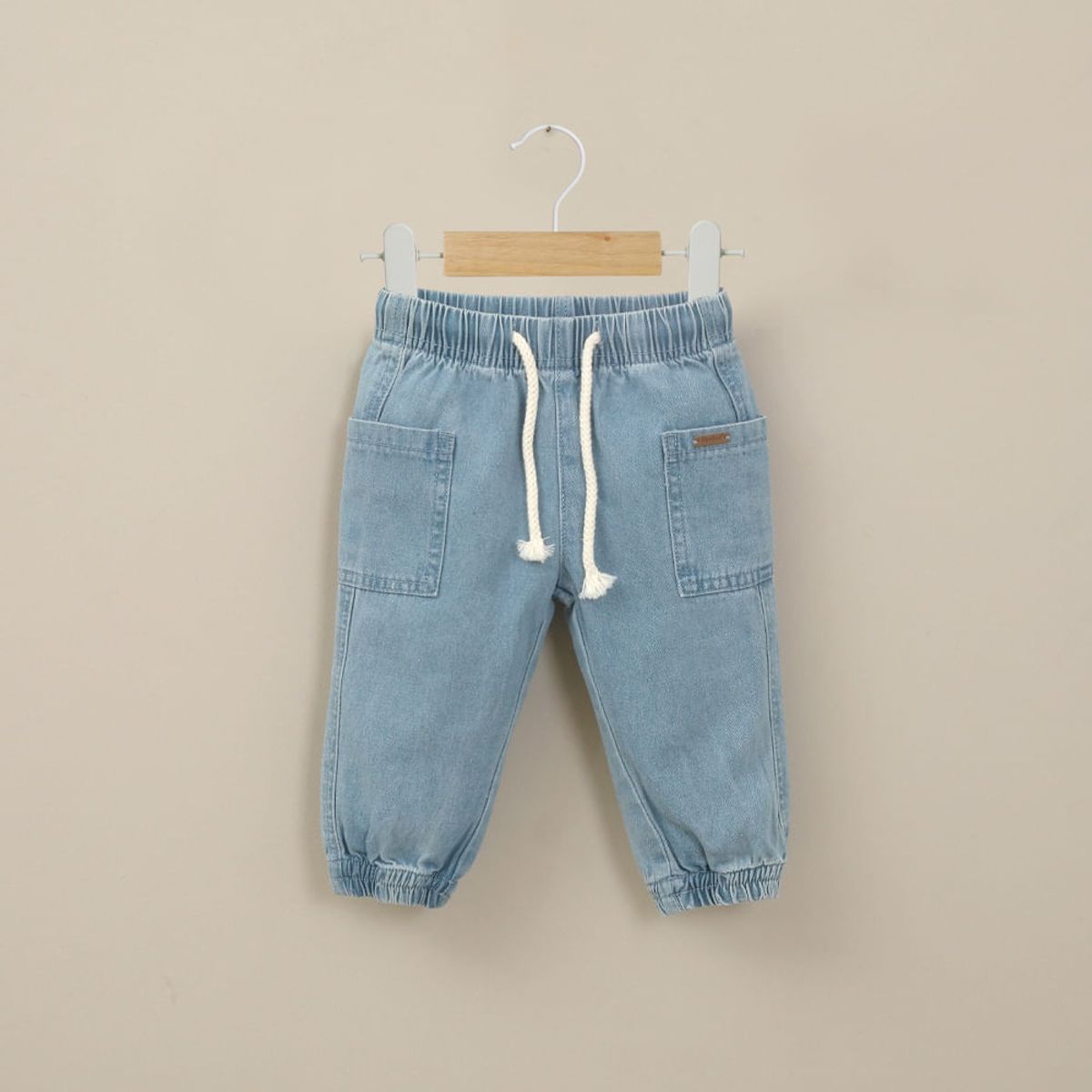 OPALINE - Jeans jogger azul de niño