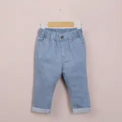 OPALINE - Jeans holgado azul de niño 40809