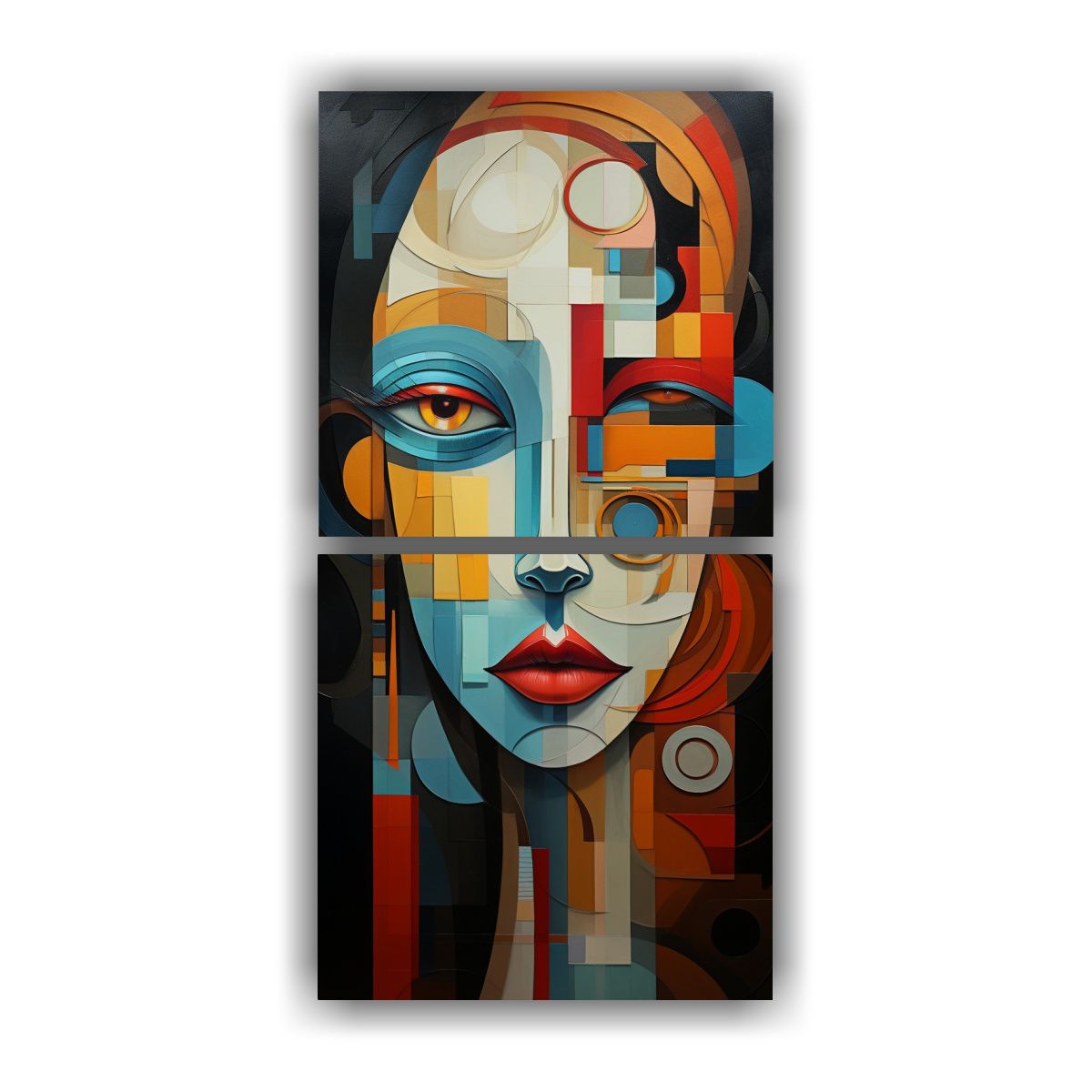 GENERICO - Composiciones Abstractas De Belleza Cuadros De 70x140 Cm