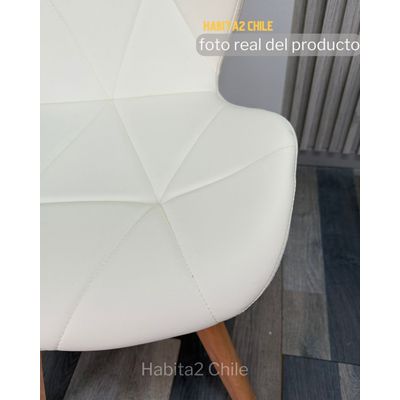 Imagen 2 del producto Pack 2 Silla de comedor radar wood asiento ecocuero