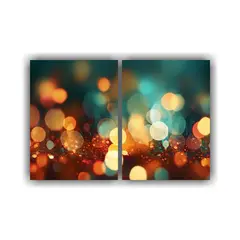 GENERICO - Cuadros Naturaleza Viva Luces Abstractas Bokeh 160x120 Cm