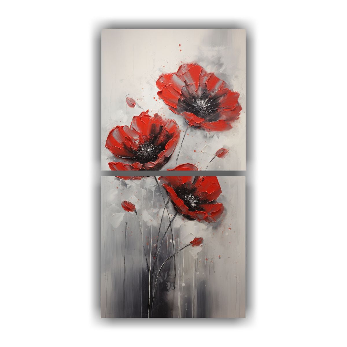 GENERICO - Pintura En Lienzo Estilo Decorativo Con Detalle 60x120 Cm