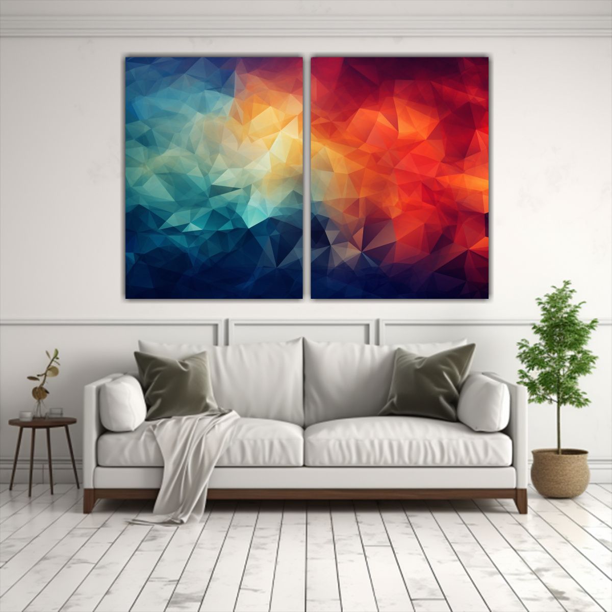 GENERICO - Arte Abstracto Equilibrio Visual Lienzos Fondo 160x120 Cm