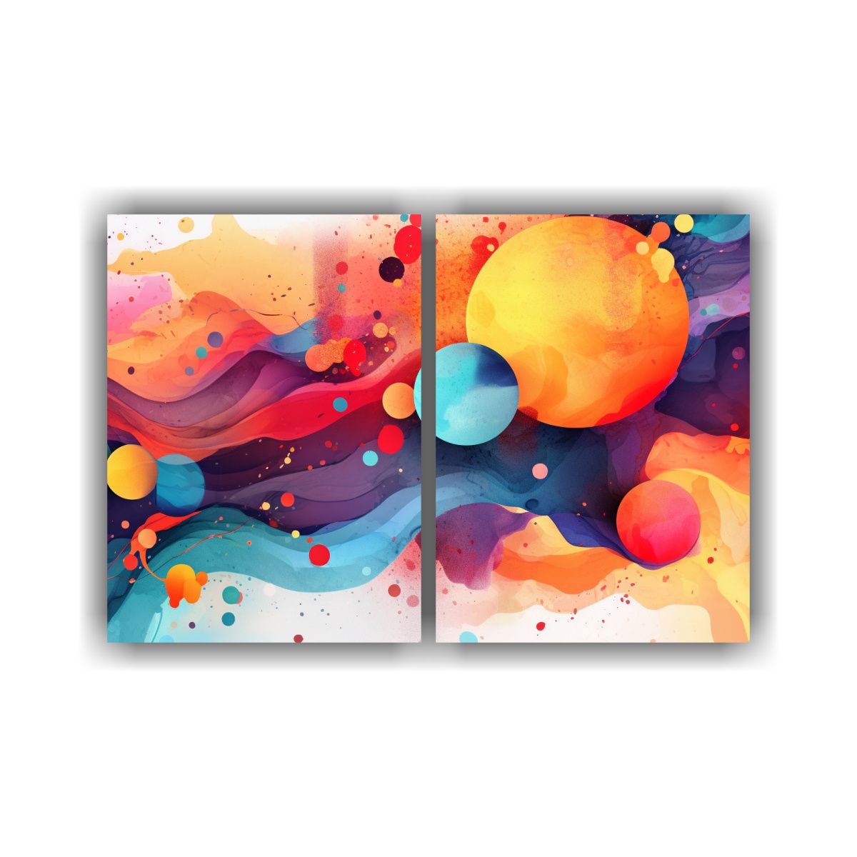 GENERICO - Pinturas Decorativas De Arte Abstracto Y 160x120 Cm