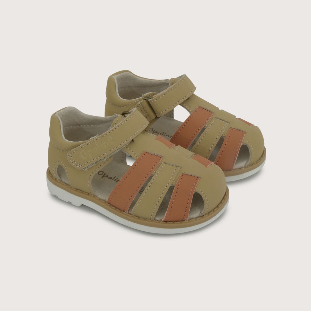 OPALINE - Sandalia primeros pasos café de niño