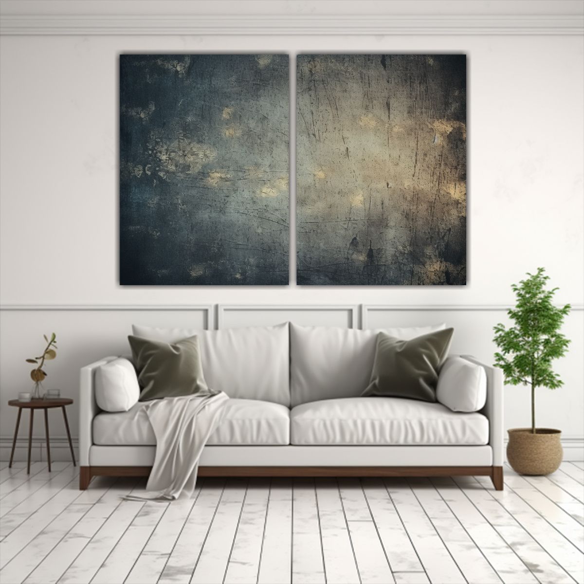 GENERICO - Cuadros Creatividad Conceptual Sobre Fondo Negro 160x120 Cm