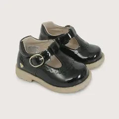 OPALINE - Reina primeros pasos negra charol de niña 40750 18