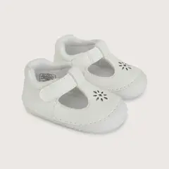 OPALINE - Zapato Reina gateador blanca de niña