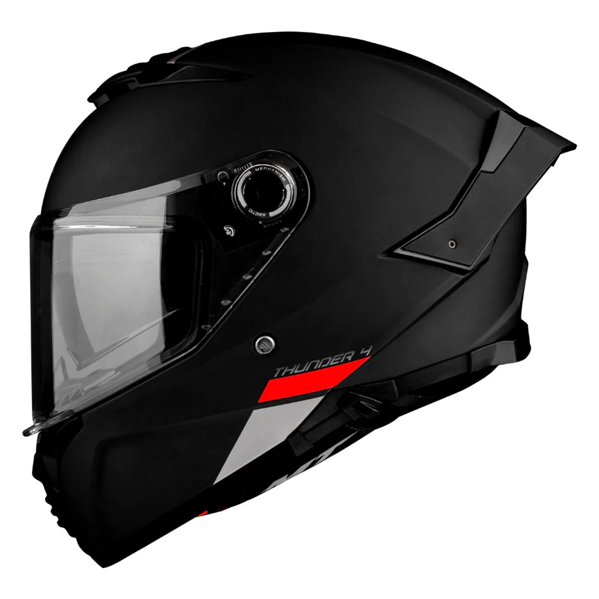 MT - Casco Para Moto MT Thunder 4 SV Solid Negro Mate + Pinlock