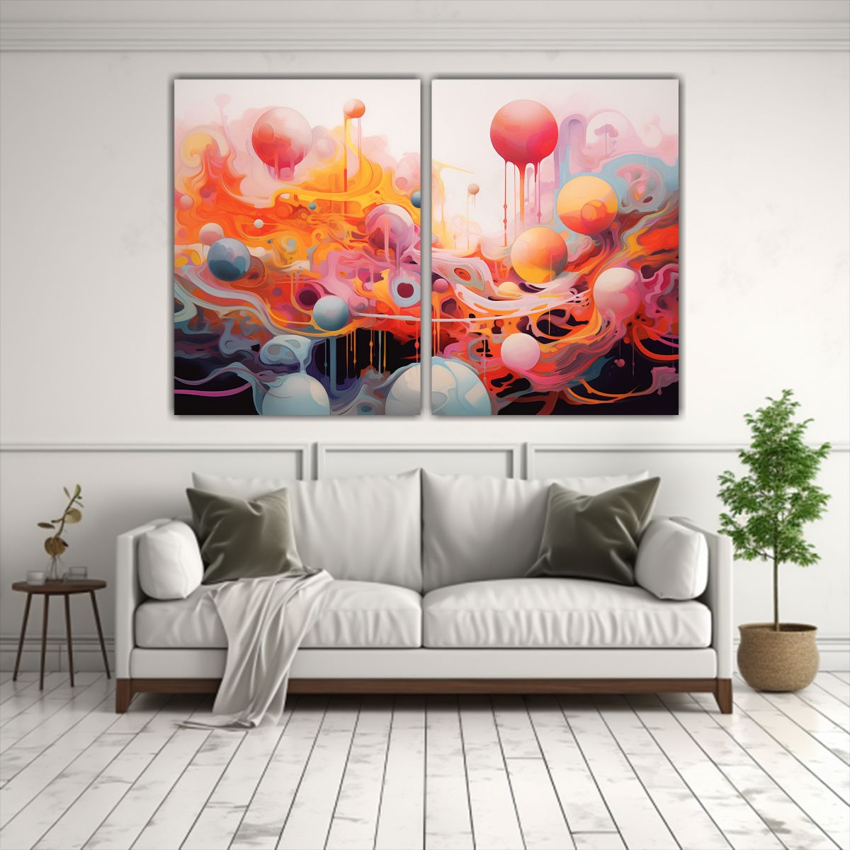 GENERICO - Pinturas Expresionistas Decorativas Abstracto Y 160x120 Cm