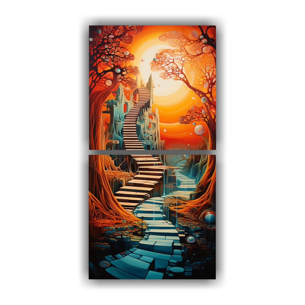 GENERICO - Pinturas Decorativas Abstractas Para Inspirar El 50x100 Cm