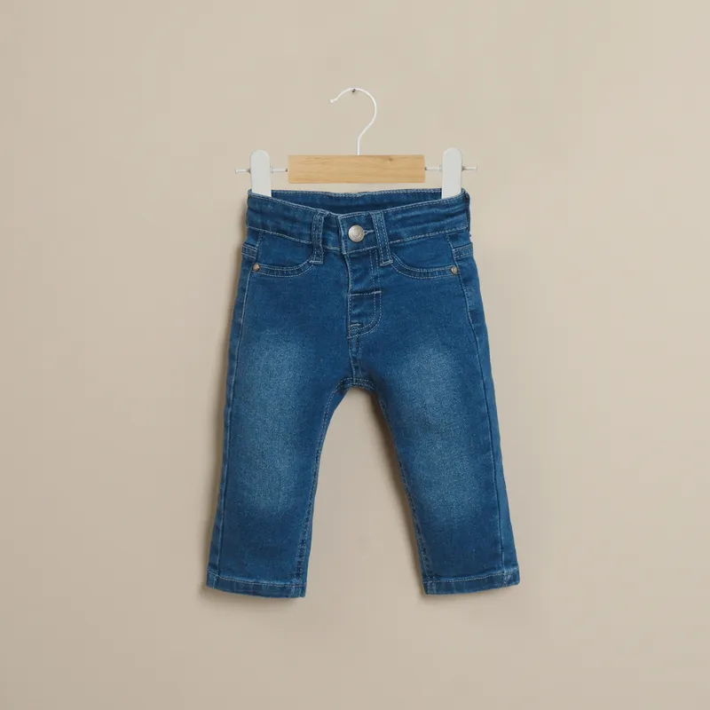 OPALINE - Jeans Bebé niña Azul 40125 Opaline