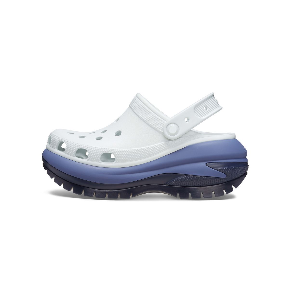 CROCS - Zueco Plataforma Crocs Mujer Mega Crush Azul y Celeste CROCS