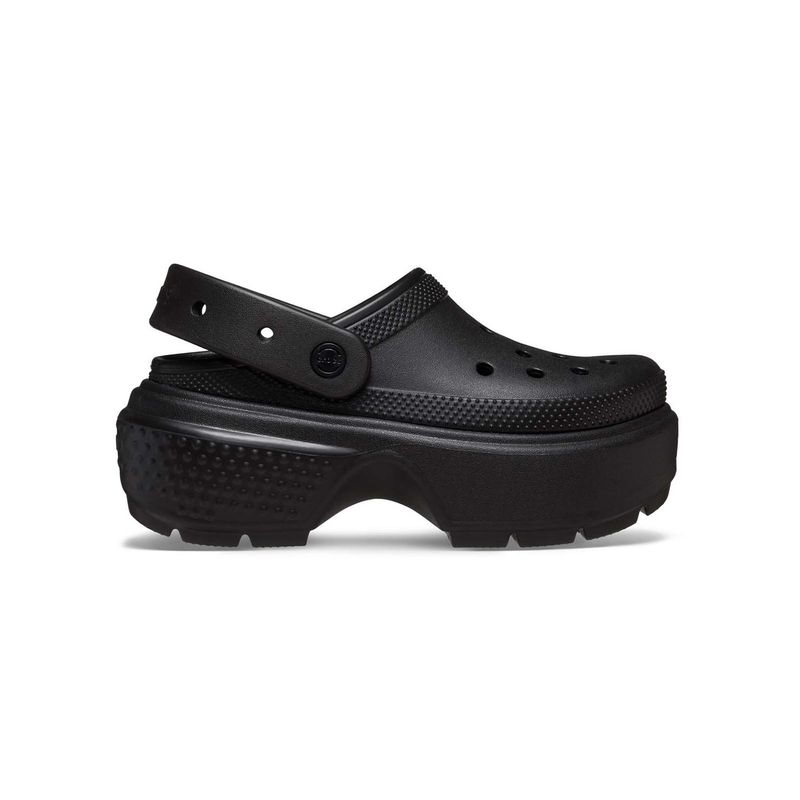 CROCS - Zueco Mujer Stomp Clog Blk Verde CROCS