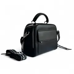 GENERICO - Cartera Mujer en Ecocuero Negro
