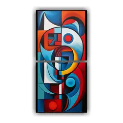 GENERICO - Pintura Decorativa Urbana Abstracta De Fusión De 20x40 Cm