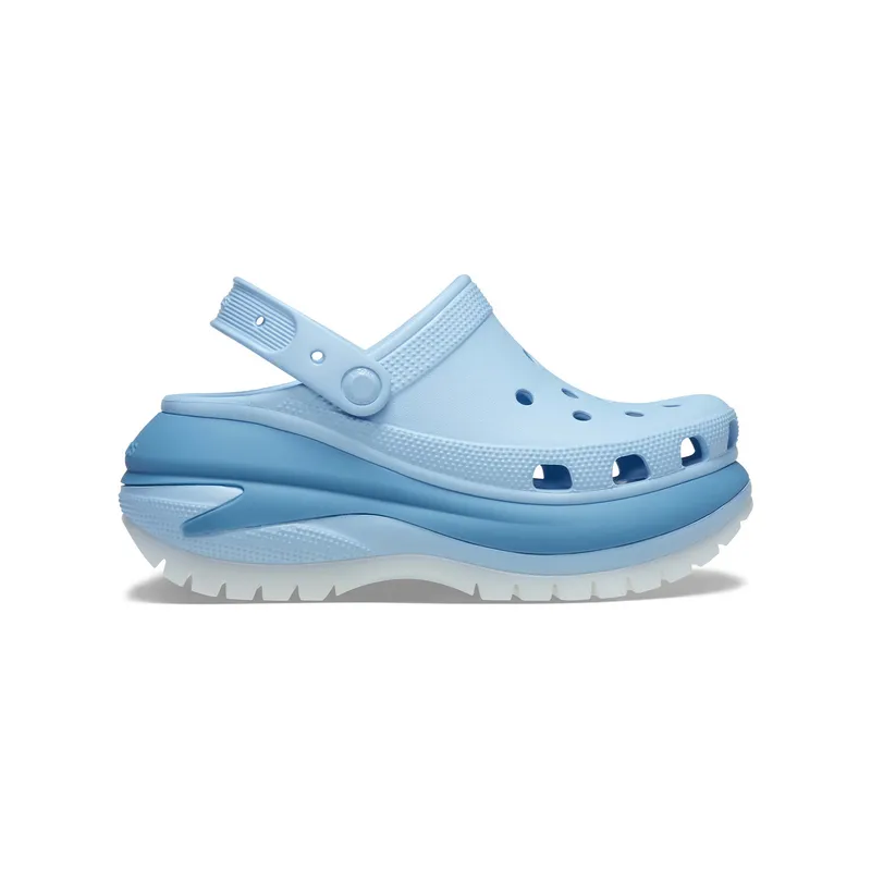 CROCS - Zueco Plataforma Crocs Mujer Mega Crush Celeste Pastel CROCS