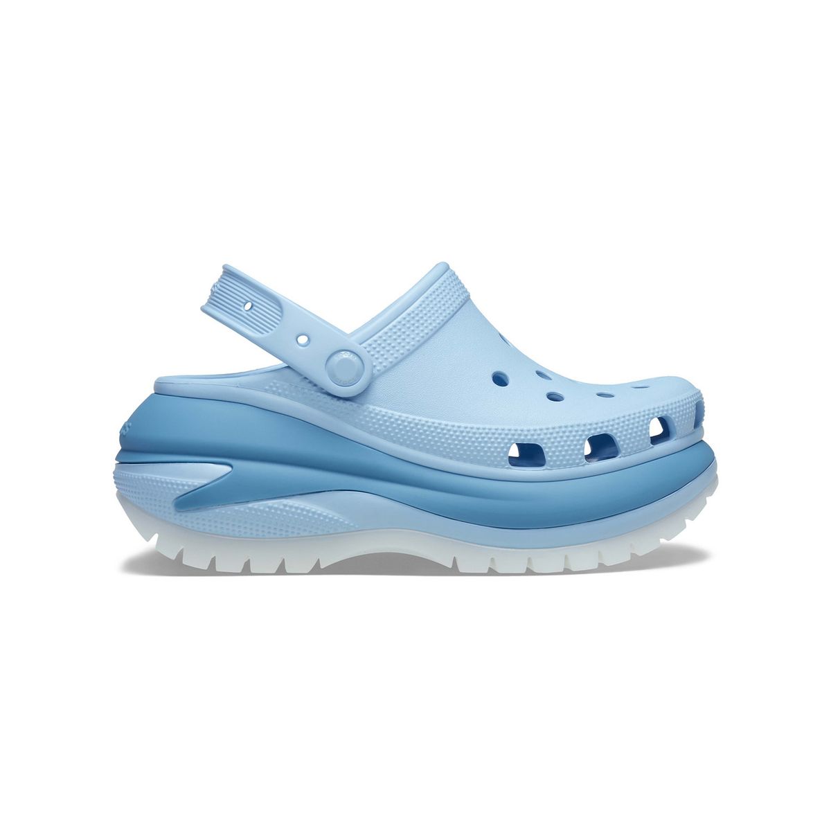 CROCS - Zueco Plataforma Crocs Mujer Mega Crush Celeste Pastel CROCS