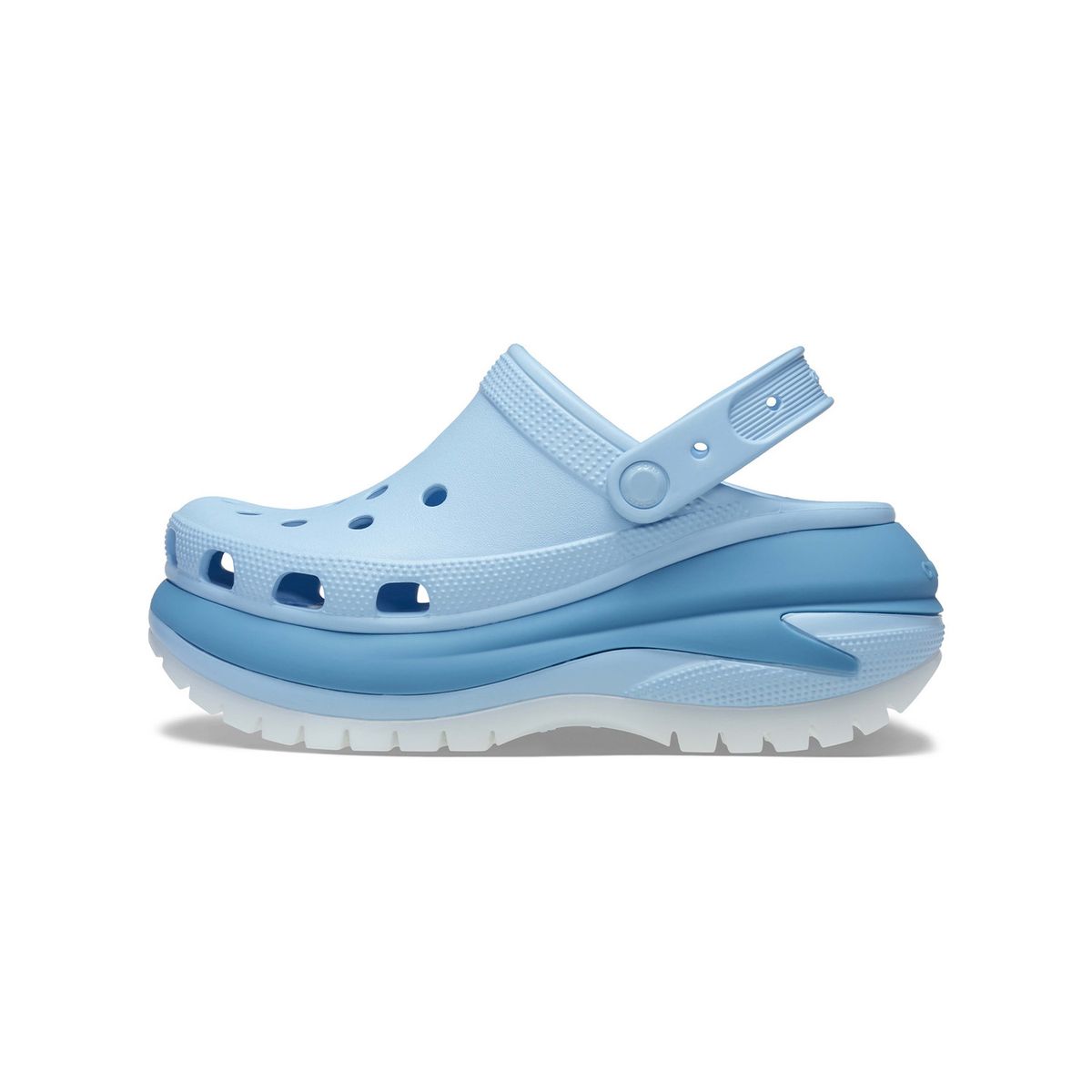 CROCS - Zueco Plataforma Crocs Mujer Mega Crush Celeste Pastel CROCS