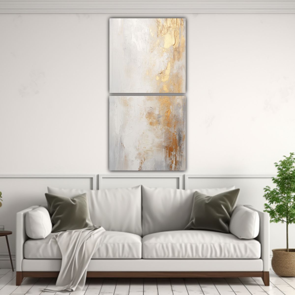 GENERICO - Pinturas De Decoración Con Fondo Blanco 20x40 Cm