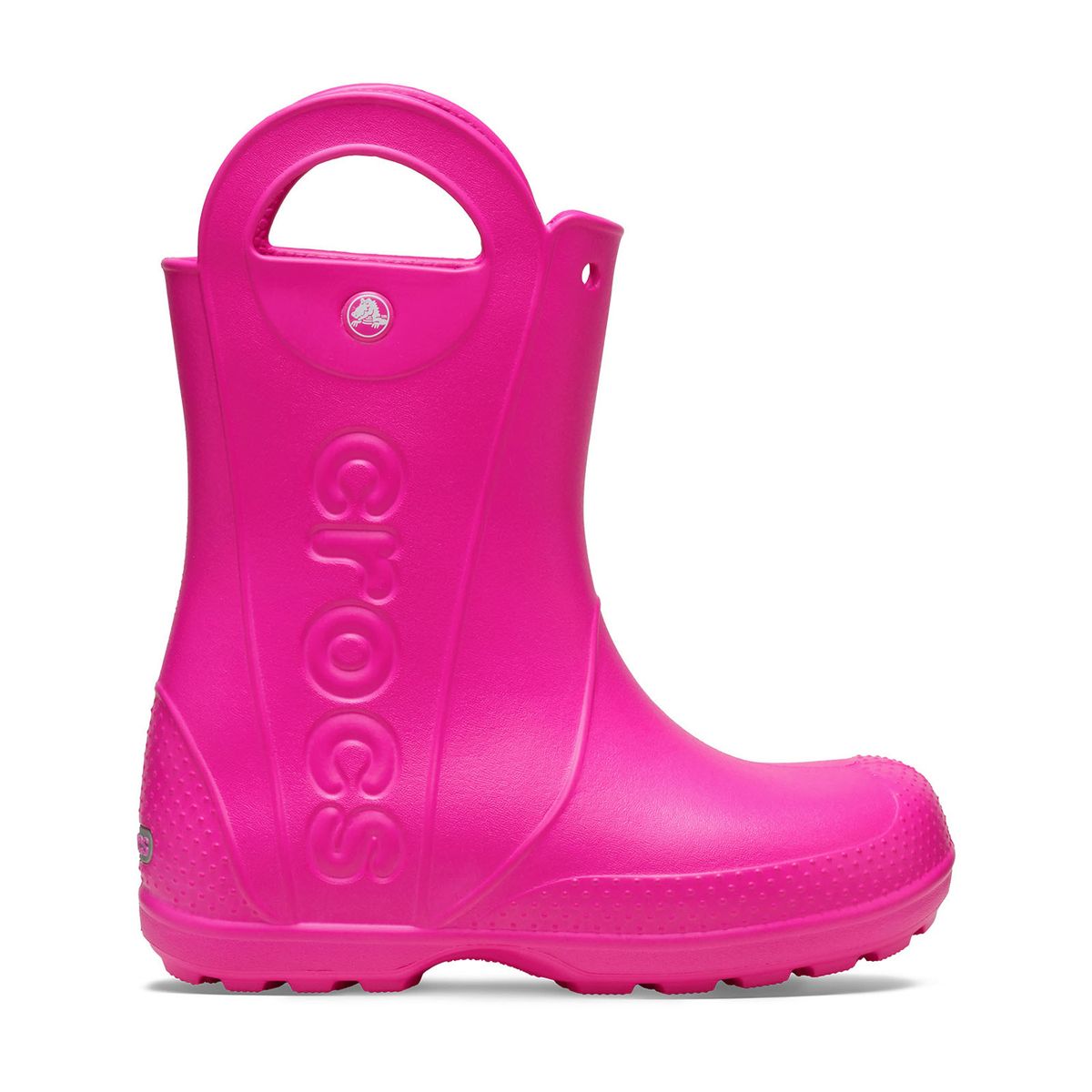 CROCS - Bota Crocs Niñas Grandes Handle It Rain Boot Rosa CROCS