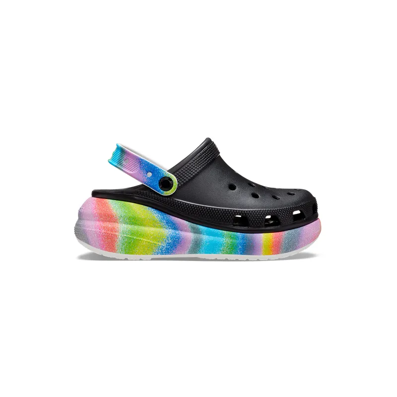CROCS - Zueco Mujer Crush Spray Dye Clog Negro CROCS