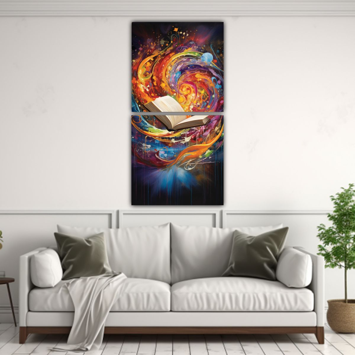 GENERICO - Pinturas Decorativas Innovadoras De Fusión 40x80 Cm