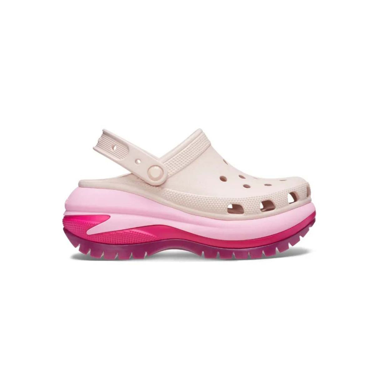 CROCS - Zueco Plataforma Crocs Mujer Mega Crush Rosa Pastel CROCS