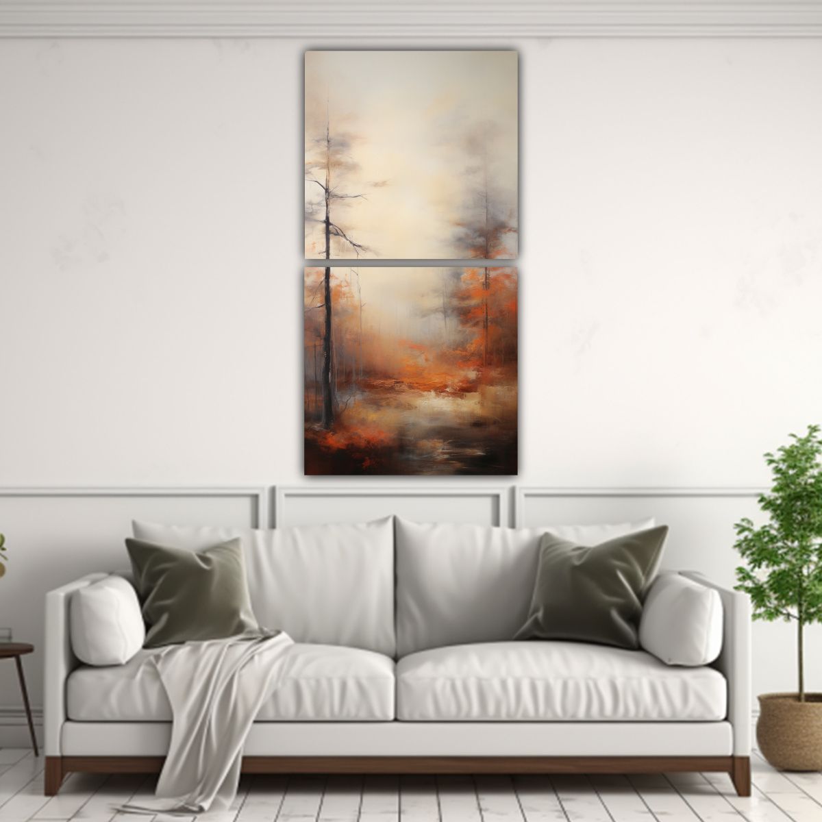 GENERICO - Pinturas Dinámicas De Luz En Técnica Mixta De 60x120 Cm