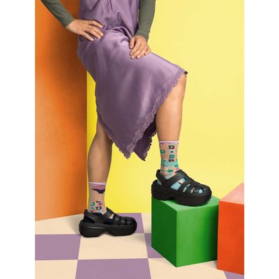 Imagen 2 del producto Sandalia Plataforma Mujer Stomp Fisherman Negro