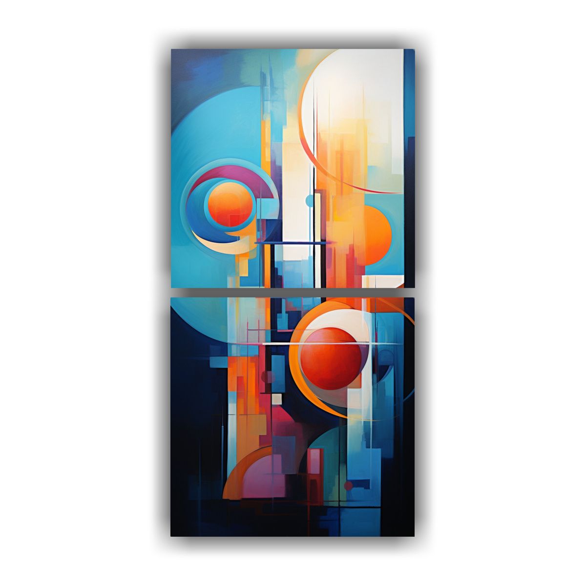 GENERICO - Exposición Abstracta De Pinturas Decorativas Al 20x40 Cm