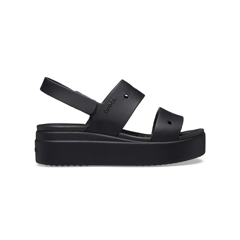 CROCS - Sandalia Crocs Mujer Plataforma Brooklyn Negro CROCS