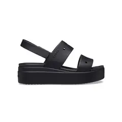 CROCS - Sandalia Mujer Plataforma Brooklyn Negro