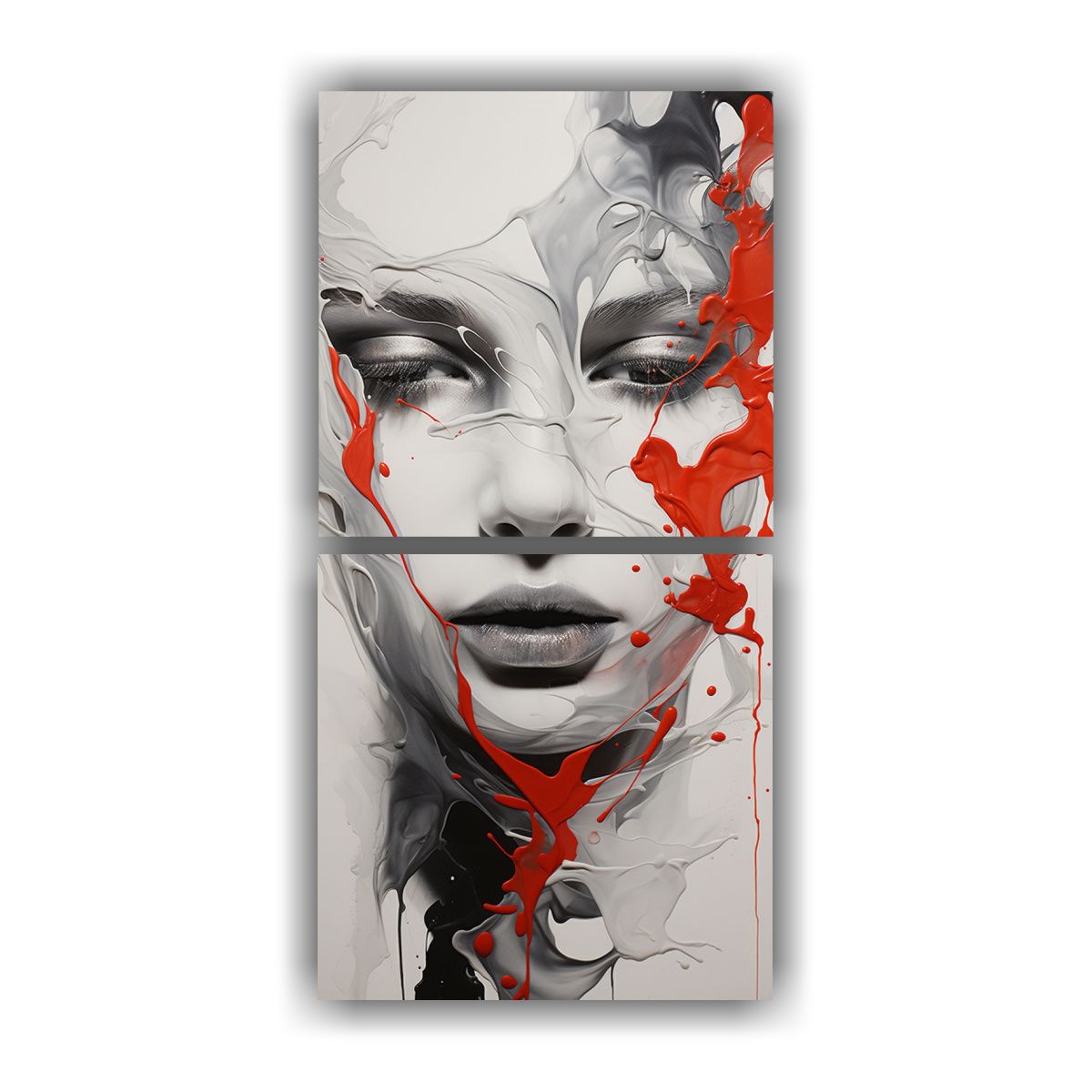 GENERICO - Obra De Arte Vanguardia Luminosa Con Contornos 20x40 Cm