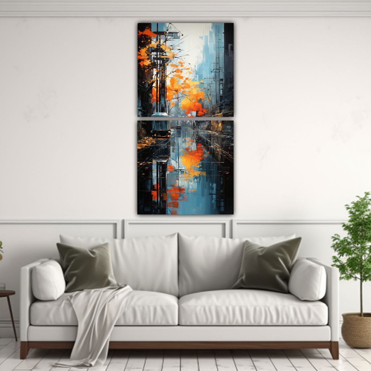 GENERICO - Pinturas Decorativas Modernas De Figuras 40x80 Cm