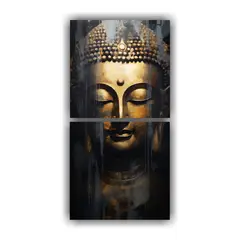 GENERICO - Pinturas De Pared Calidos Con Rostro De Buda 20x40 Cm