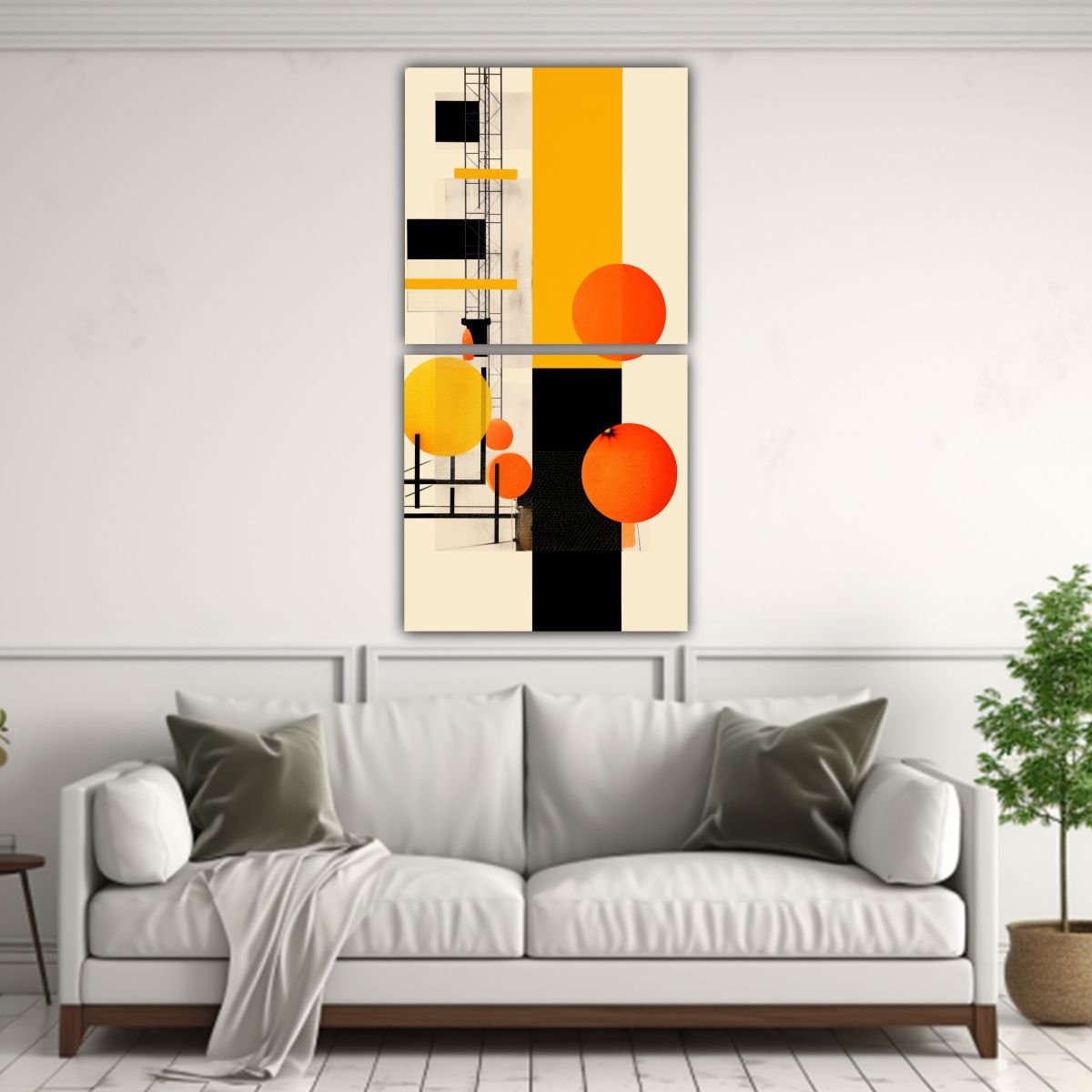 GENERICO - Cuadros De Decoración Minimalista Inspirados En 40x80 Cm