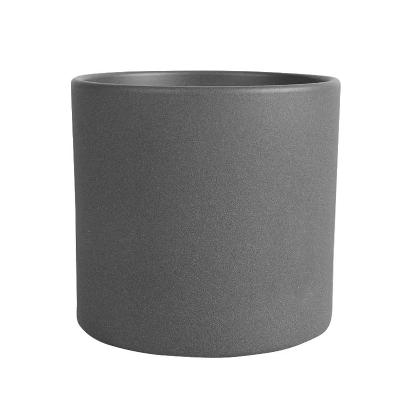GENERICO - Macetero 33x34 cm gris Casa VIVA