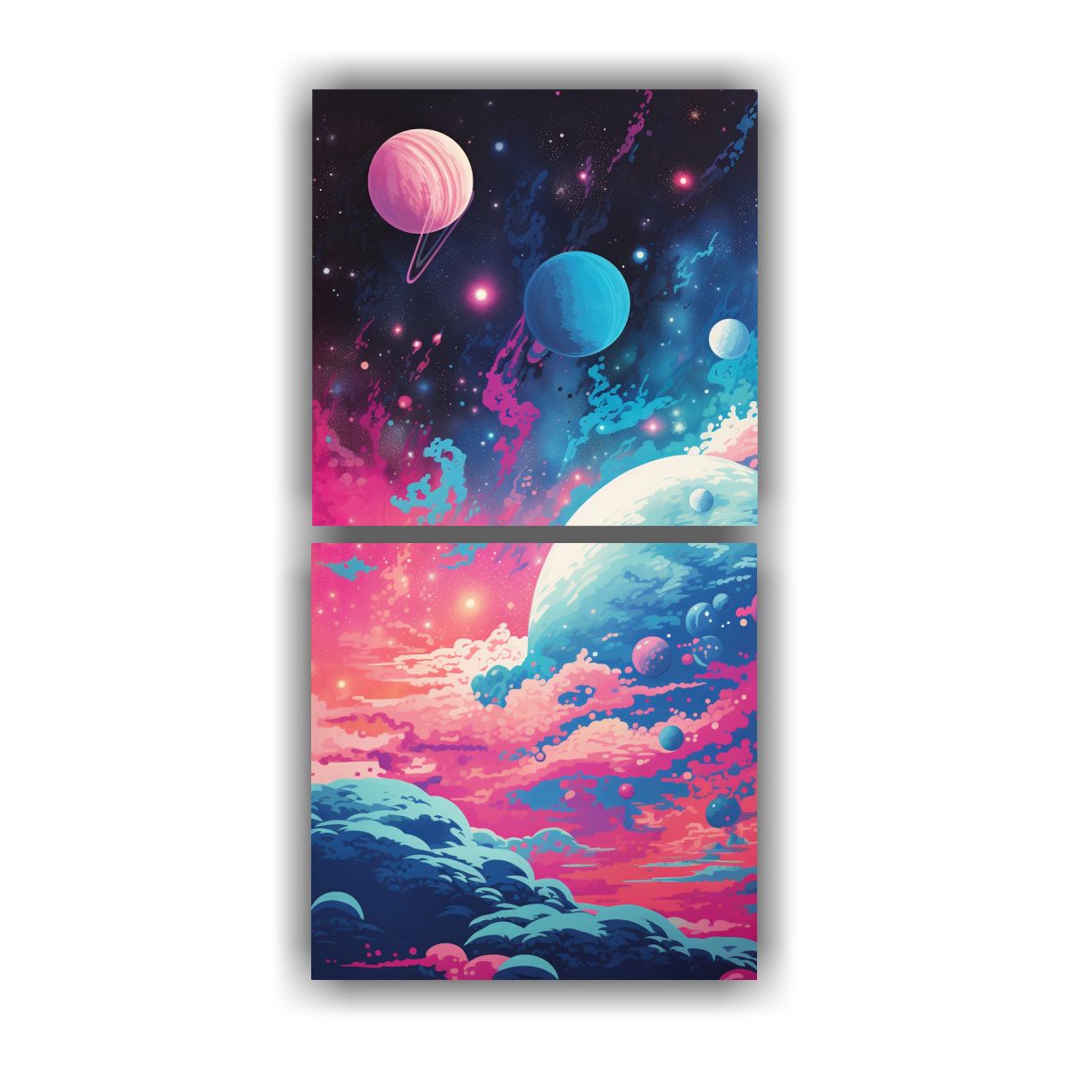 GENERICO - Pinturas Decorativas Con Diseño De Belleza En 20x40 Cm