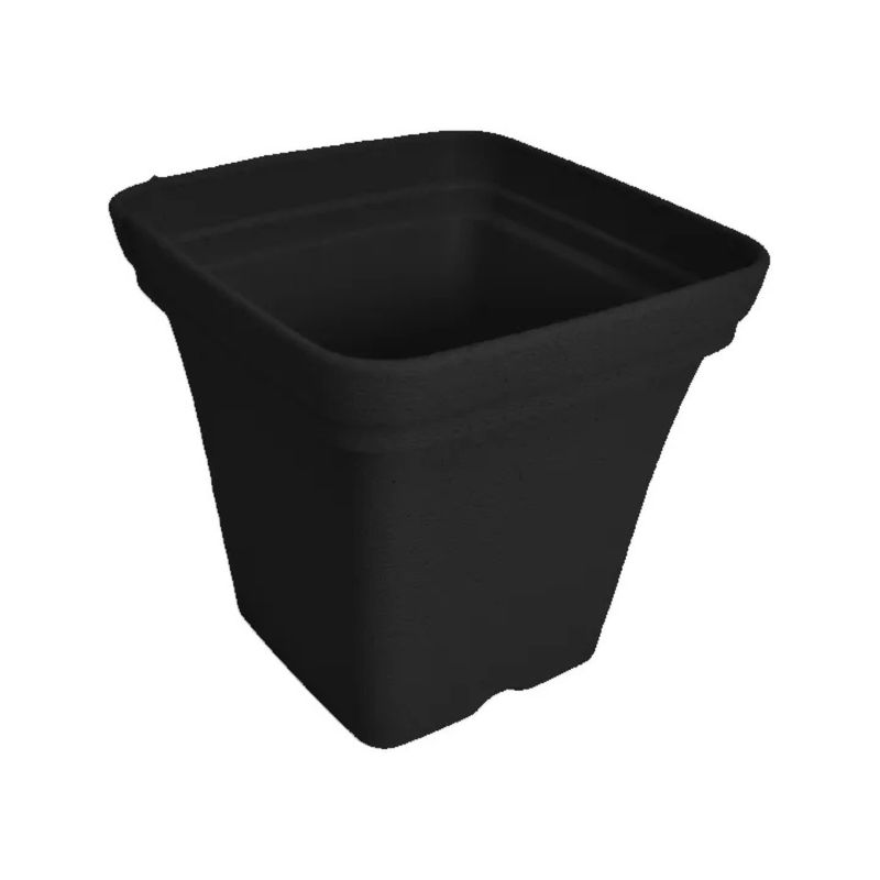 GENERICO - Macetero 25x22 cm negro Casa VIVA