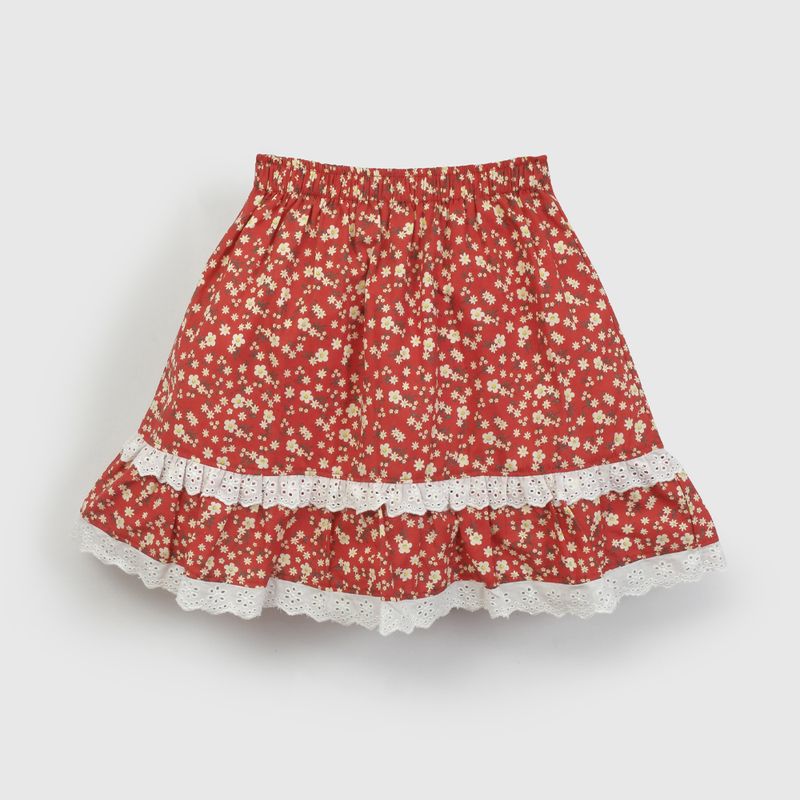 COLLOKY - Falda Bebé niña Rojo 57621 Colloky