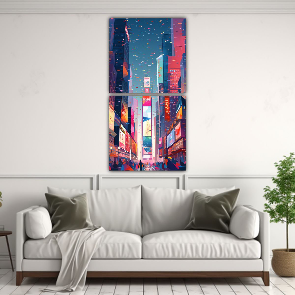 GENERICO - Lienzos Impreso Fantasía MJ Estilo Logo Diseño 30x60 Cm