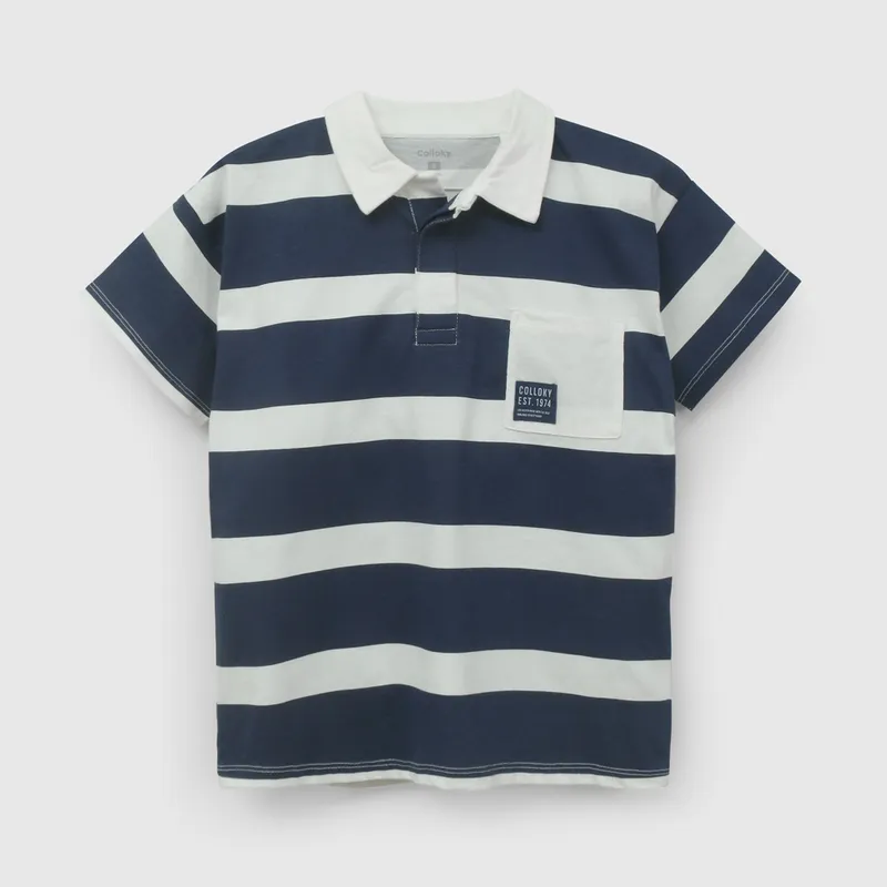 COLLOKY - Polera Niño Azul 58004 Colloky