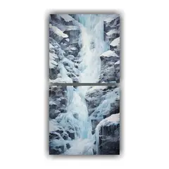 GENERICO - Pintura Decorativa De Lienzo Set 2 Arte Urbano La 60x120 Cm