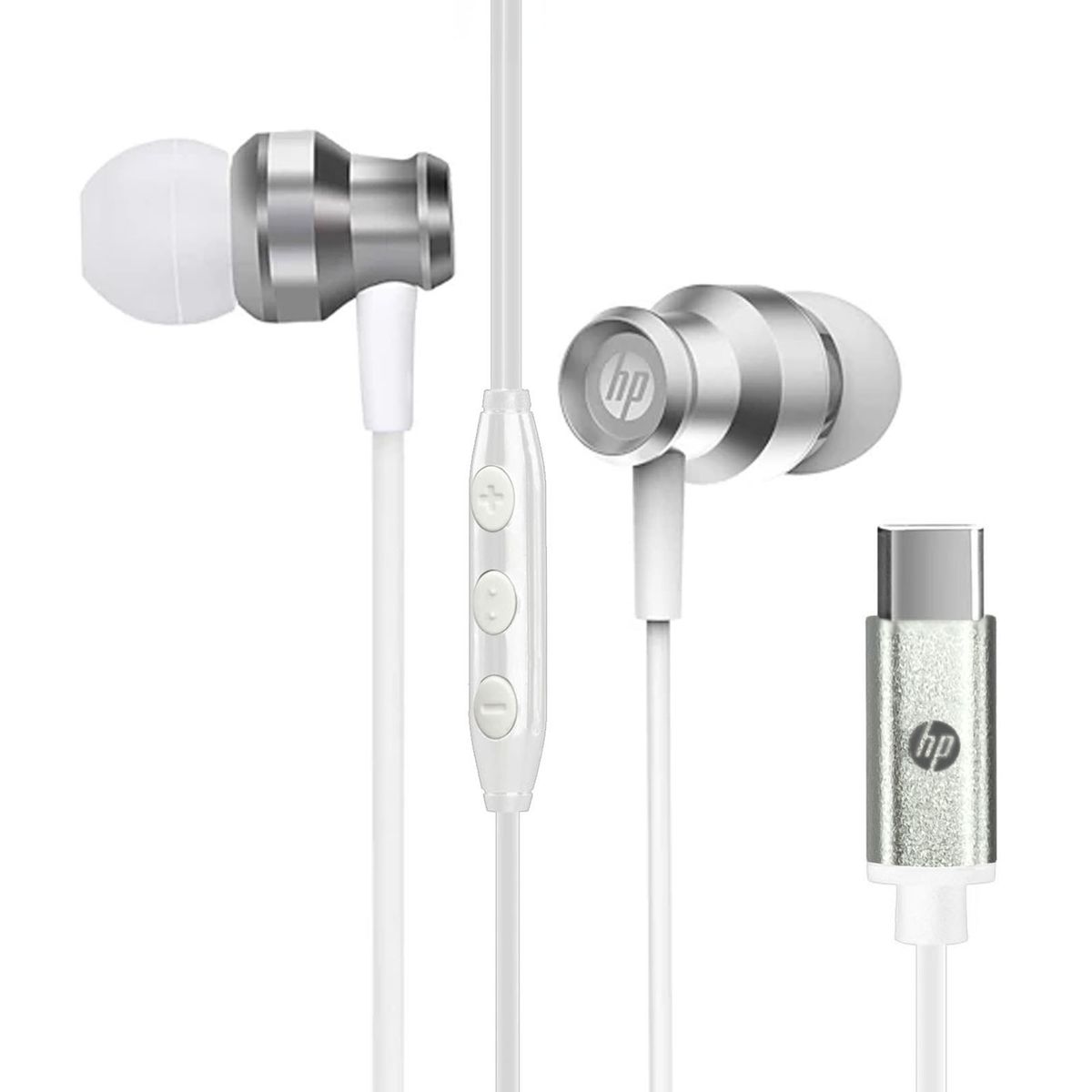 HP - Audifono Manos Libres HP Conector Puerto USB-C DHH1127 Blanc