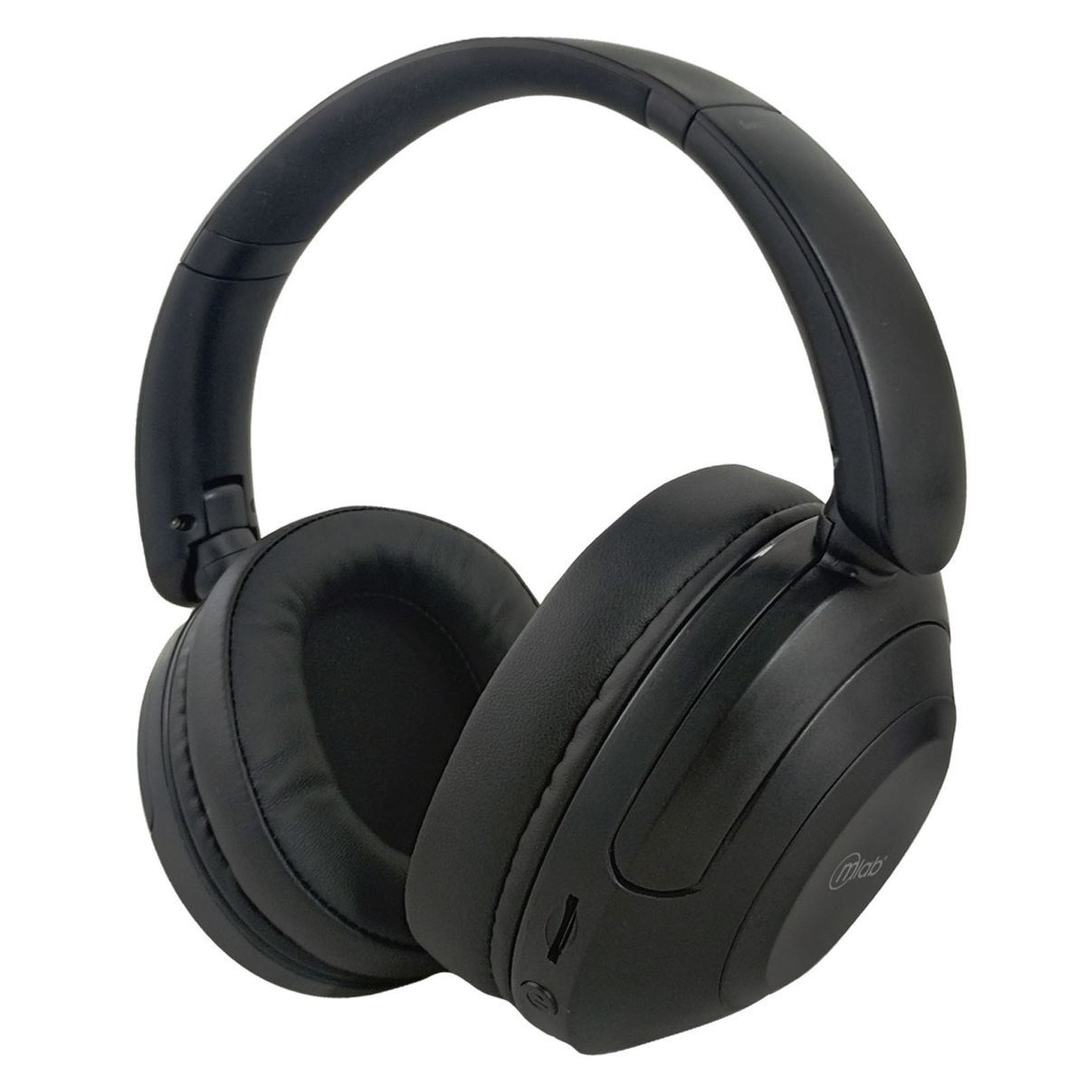 MICROLAB - Audifono Inalambrico Bluetooth Y Cable Aux SoftComfort Negro