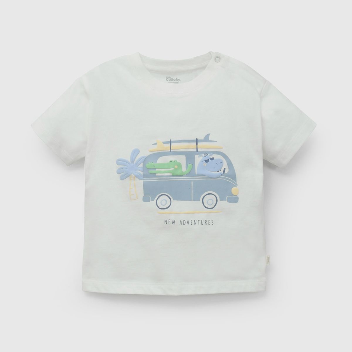 COLLOKY - Polera Niño Blanco  57416 Colloky